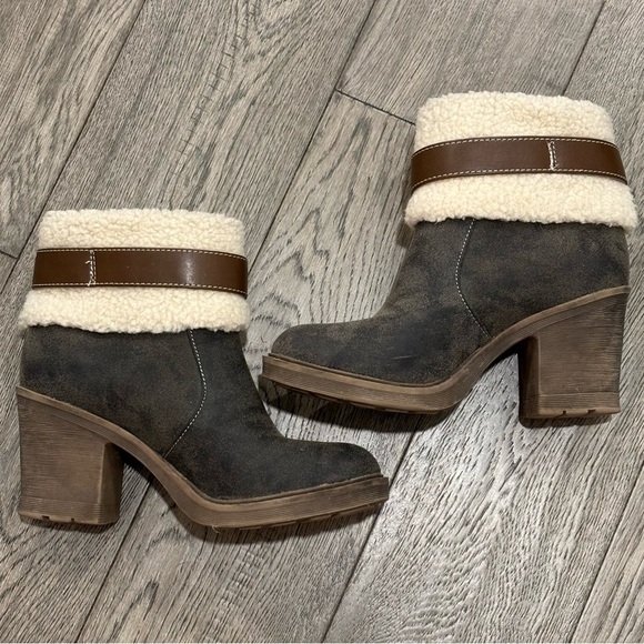 Dirty Laundry Brown Heeled Boots Size 7.5 - Picture 5 of 12